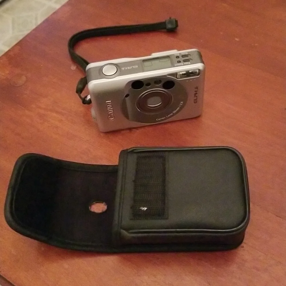Canon Silver Film Camera